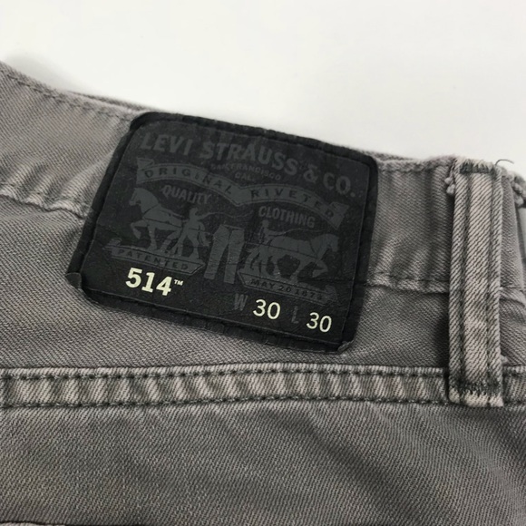Levi’s 514 Light gray jeans 👖 waist 30 length 30 - Picture 2 of 5